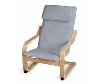 Dekoria Sedák na dětské křeslo IKEA Poäng, jemně blankytný melanž, Poäng - dětské křeslo, Amsterdam, 704-46