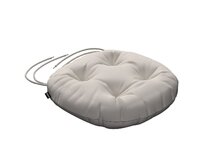 Dekoria Adam velikosti d37 nebo d40cm, stříbrošedá, průměr 40 cm x tloušťka 8 cm, Cotton Panama, 702-45