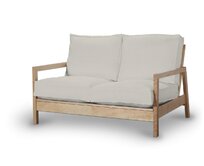 Dekoria Potah na pohovku IKEA  Lillberg 2-místná nerozkládací, stříbrošedá, pohovka Lillberg 2-místná, Cotton Panama, 702-45