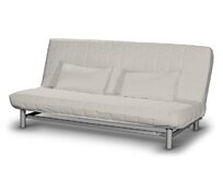 Dekoria Potah na pohovku IKEA  Beddinge krátký, stříbrošedá, potah na pohovku + 2 polštáře, Cotton Panama, 702-45