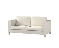 Dekoria Potah na pohovku IKEA  Karlanda rozkládací, krátký, stříbrošedá, pohovka Karlanda rozkládací, Cotton Panama, 702-45