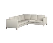 Dekoria Potah na pohovku Karlanda levá rohová, stříbrošedá, Pohovka Karlanda levá rohová, Cotton Panama, 702-45