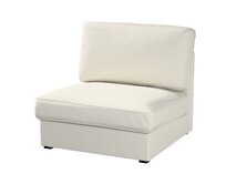 Dekoria Potah na neskládací křeslo IKEA Kivik, stříbrošedá, křeslo Kivik, Cotton Panama, 702-45