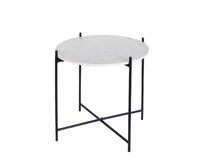 Dekoria Odkládací stolek Leila průměr 49cm, ⌀49 x 52 cm