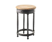 Dekoria Stůl Margaret 45x72 black&natural, 45 x 45 x 72 cm