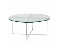 Dekoria Konferenční stolek Tolie průměr 90cm, 90 x 90 x 40 cm