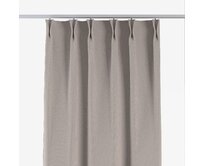 Dekoria Závěs na dvojitých hačcích flex, tmavě béžová, Blackout Soft, 269-25