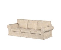 Dekoria Potah na pohovku IKEA  Ektorp 3-místná, nerozkládací, béžová a ecru, pohovka Ektorp 3-místná, nerozkládací, Cosy Home, 144-79