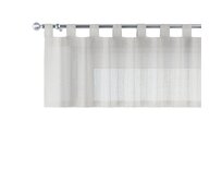 Dekoria Krátký závěs na poutkách, béžová, 130 x 40 cm, Natural Touch, 128-14