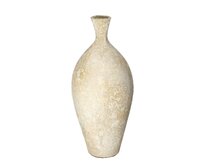 Dekoria Váza Dafni 26x61cm light beige, 26 x 61 cm 