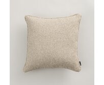 Dekoria Gabi - potah na polštář šňůrka po obvodu, béžová melanž, 45 x 45 cm, Boucle Mist, 145-43