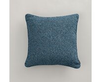Dekoria Gabi - potah na polštář šňůrka po obvodu, modro-tmavě modrá melanž, 45 x 45 cm, Boucle Mist, 145-44