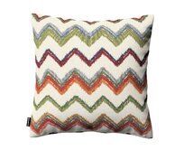 Dekoria Kinga - potah na polštář jednoduchý, červeno-zelená, 43 x 43 cm, Cosy Home, 145-36