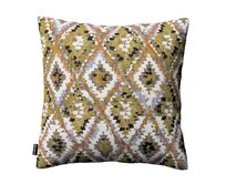 Dekoria Kinga - potah na polštář jednoduchý, béžovo-olivová, 43 x 43 cm, Cosy Home, 145-37