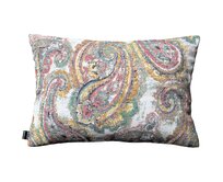 Dekoria Kinga - potah na polštář jednoduchý obdélníkový, červeno-zeleno-žlutá, 60 x 40 cm, Cosy Home, 145-35