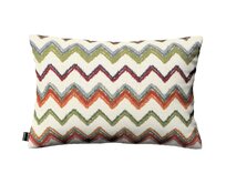 Dekoria Kinga - potah na polštář jednoduchý obdélníkový, červeno-zelená, 60 x 40 cm, Cosy Home, 145-36