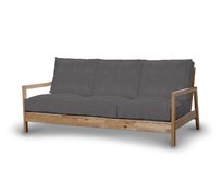 Dekoria Potah na pohovku IKEA  Lillberg 3-místná nerozkládací, grafitová, pohovka Lillberg 3-místná, Etna, 705-35