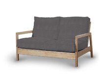Dekoria Potah na pohovku IKEA  Lillberg 2-místná nerozkládací, grafitová, pohovka Lillberg 2-místná, Etna, 705-35