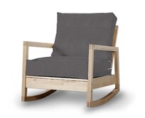 Dekoria Potah na křeslo IKEA Lillberg, grafitová, kØeslo Lillberg, Etna, 705-35
