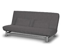 Dekoria Potah na pohovku IKEA  Beddinge krátký, grafitová, potah na pohovku + 2 polštáře, Etna, 705-35