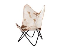 Dekoria Křeslo Imeon 72x76x96cm záplaty, 72 x 76 x 96 cm