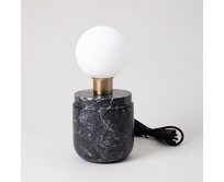 Dekoria Stolní lampa Lunae 30 cm, 14x14x30 cm