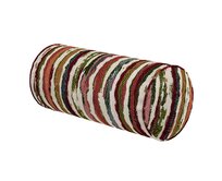 Dekoria Válec jednoduchý hladký, červeno-zelená, Ø 16 x 40 cm, Cosy Home, 145-40