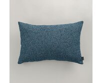 Dekoria Kinga - potah na polštář jednoduchý obdélníkový, modro-tmavě modrá melanž, 60 x 40 cm, Boucle Mist, 145-44