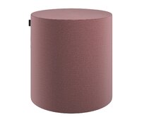 Dekoria Sedák Barrel- válec pevný,  d40cm, výška 40cm, světle švestková, ø40 cm x 40 cm, Ingrid, 705-38