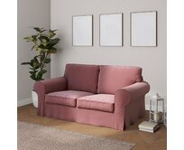 Dekoria Potah na pohovku IKEA  Ektorp 2-místná, rozkládací, STARÝ MODEL, světle švestková, pohovka Ektorp 2-místná rozkládací, Ingrid, 705-38