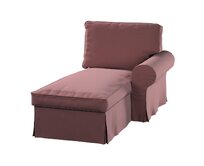 Dekoria Potah na lenošku Ektorp pravý, světle švestková, lenoška Ektorp pravá, Ingrid, 705-38