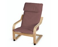 Dekoria Sedák na dětské křeslo IKEA Poäng, světle švestková, Poäng - dětské křeslo, Ingrid, 705-38