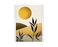 Dekoria Plakát Sand Desert, 40 x 50 cm, Ramka: Biała