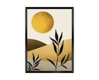 Dekoria Plakát Sand Desert, 40 x 50 cm, Ramka: Czarna