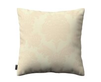 Dekoria Kinga - potah na polštář jednoduchý, ecru - přírodní režná, 50 x 50 cm, Damasco, 613-01