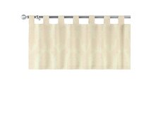 Dekoria Krátký závěs na poutkách, ecru - přírodní režná, 130 x 40 cm, Damasco, 613-01