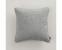 Dekoria Gabi - potah na polštář šňůrka po obvodu, šedá melanž, 45 x 45 cm, Boucle Mist, 145-46