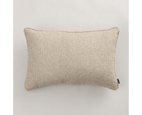 Dekoria Gabi - potah na polštář šňůrka po obvodu obdélníkový, béžová melanž, 60 x 40 cm, Boucle Mist, 145-43