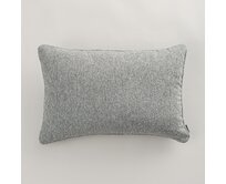 Dekoria Gabi - potah na polštář šňůrka po obvodu obdélníkový, šedá melanž, 60 x 40 cm, Boucle Mist, 145-46