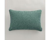 Dekoria Gabi - potah na polštář šňůrka po obvodu obdélníkový, zelená melanž, 60 x 40 cm, Boucle Mist, 145-47