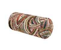 Dekoria Válec jednoduchý hladký, červeno-zelená, Ø 16 x 40 cm, Cosy Home, 145-32