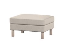 Dekoria Potah na podnožku IKEA Karlstad, šedá, potah na podnožku Karlstad, Living, 162-42