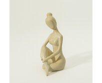 Dekoria Figurka jogínky Asana I 6x6x10 cm, 6x6x10 cm