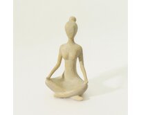 Dekoria Figurka jogínky Asana II 6x6x10 cm, 6x6x10 cm