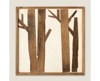 Dekoria Obraz Wooden Forest 62x62 cm, 62x4x62 cm