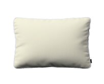 Dekoria Laura - potah na polštář obdélníkový, smetanově bílá, 60 x 40 cm, Velvet, 704-36