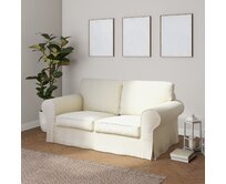Dekoria Potah na pohovku IKEA  Ektorp 2-místná, nerozkládací, smetanově bílá, pohovka Ektorp 2-místná, Velvet, 704-36