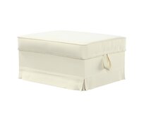 Dekoria Potah na podnožku Ektorp Bromma, smetanově bílá, podnožka Ektorp Bromma, Velvet, 704-36