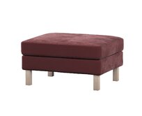 Dekoria Potah na podnožku IKEA Karlstad, bordó, potah na podnožku Karlstad, Velvet, 704-37