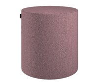 Dekoria Sedák Barrel- válec pevný,  d40cm, výška 40cm, růžový melanž s černou nitkou, ø40 cm x 40 cm, Amsterdam, 704-48